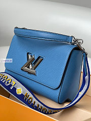 Louis Vuitton Twist MM Epi Leather Blue M57505 23x17x9.5cm - 3