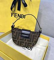 Fendi Mini FF Monogram Handbag 14x2x8cm - 3
