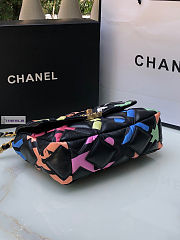 Chanel 19 Flap Bag Black Multicolor 26cm - 5