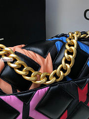 Chanel 19 Flap Bag Black Multicolor 26cm - 2