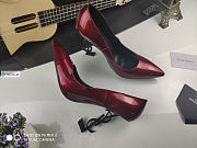 YSL Patent Leather Red Pumps 11cm - 4