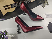 YSL Patent Leather Red Pumps 11cm - 2