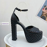 YSL Quilted Tass Black Pumps - 6