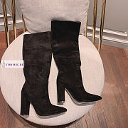 YSL Black Suede Boots - 1