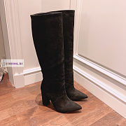 YSL Black Suede Boots - 5