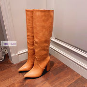 YSL Brown Leather Boots - 6