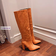 YSL Brown Leather Boots - 5