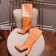 YSL Brown Leather Boots - 3