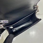 Prada Cardholder with Shoulder Strap Black 11.5x8cm - 5
