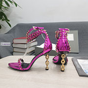 Tom Ford Padlock Chain Pink Pumps - 6