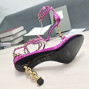 Tom Ford Padlock Chain Pink Pumps - 4
