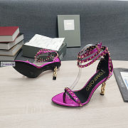 Tom Ford Padlock Chain Pink Pumps - 2