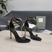 Tom Ford Padlock Chain Black Pumps - 1