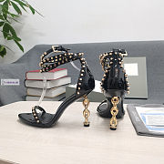 Tom Ford Padlock Chain Black Pumps - 2