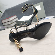 Tom Ford Padlock Chain Black Pumps - 3