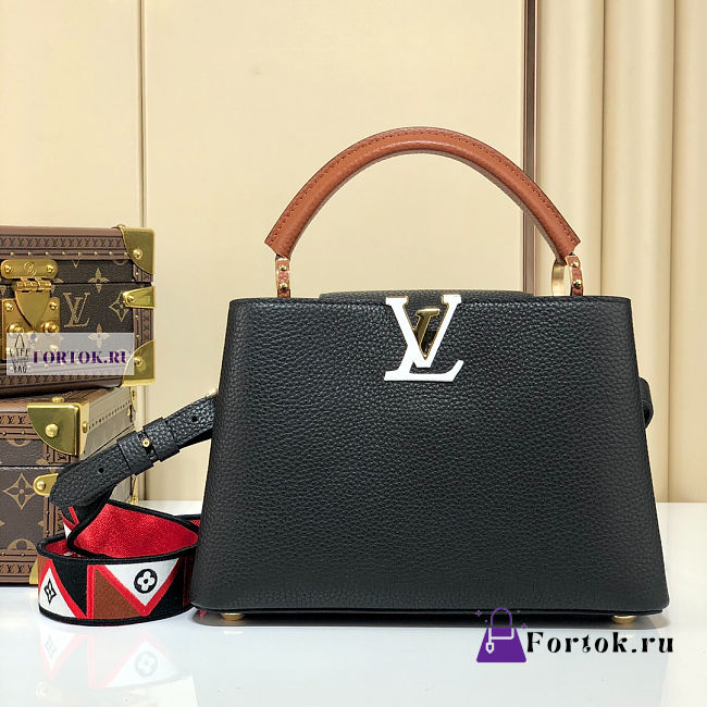 LV Capucines MM Black M59020 31.5x20x11cm - 1