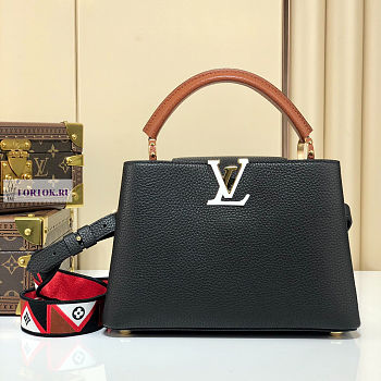 LV Capucines MM Black M59020 31.5x20x11cm