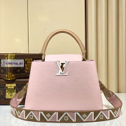LV Capucines MM Pink M59020 31.5x20x11cm - 1