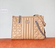 Gucci Marmont Small Tote Bag Rose Beige 26.5x19x11cm - 1
