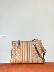 Gucci Marmont Small Tote Bag Rose Beige 26.5x19x11cm - 6
