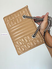 Gucci Marmont Small Tote Bag Rose Beige 26.5x19x11cm - 5