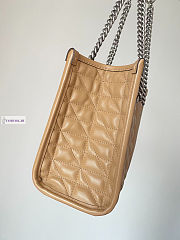 Gucci Marmont Small Tote Bag Rose Beige 26.5x19x11cm - 4