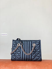 Gucci Marmont Small Tote Bag Black 26.5x19x11cm - 4