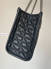 Gucci Marmont Small Tote Bag Black 26.5x19x11cm - 2