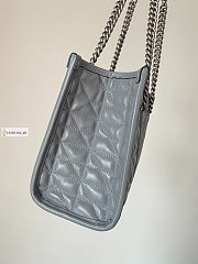 Gucci Marmont Small Tote Bag Grey 26.5x19x11cm - 2