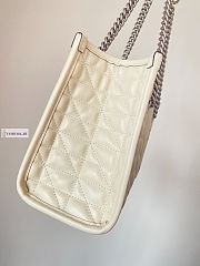 Gucci Marmont Small Tote Bag White 26.5x19x11cm - 2