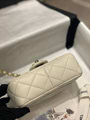 Chanel CF Flap White Bag Charms 2022 19x11x8cm - 3
