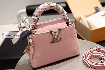 LV Capucines Pink 21x14x8cm