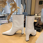 Balenciaga White Ankle Boots  - 6