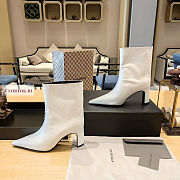 Balenciaga White Ankle Boots  - 3