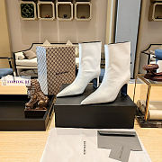 Balenciaga White Ankle Boots  - 2