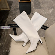 Balenciaga White High Boots - 6