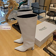 Balenciaga White High Boots - 3