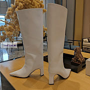 Balenciaga White High Boots - 4