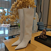 Balenciaga White High Boots - 2