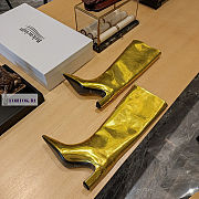 Balenciaga Gold High Boots - 5
