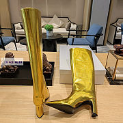 Balenciaga Gold High Boots - 3