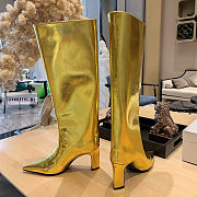 Balenciaga Gold High Boots - 4