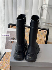 Balenciaga Crocs High Black Boots - 6