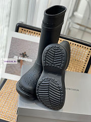 Balenciaga Crocs High Black Boots - 3