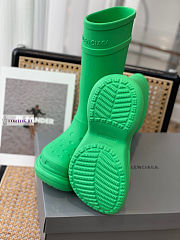 Balenciaga Crocs High Green Boots - 2