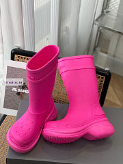 Balenciaga Crocs High Pink Boots - 6