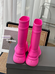 Balenciaga Crocs High Pink Boots - 3