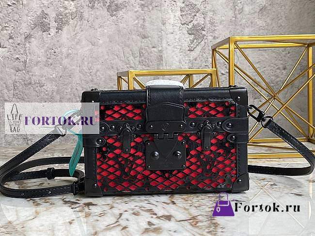 Louis Vuitton Petite Malle Black M20353 20x12.5x6cm - 1