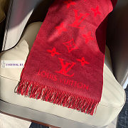 Louis Vuitton Red Scarf 190x45cm - 5