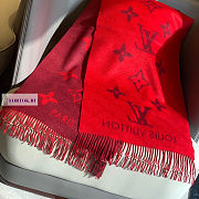 Louis Vuitton Red Scarf 190x45cm - 4